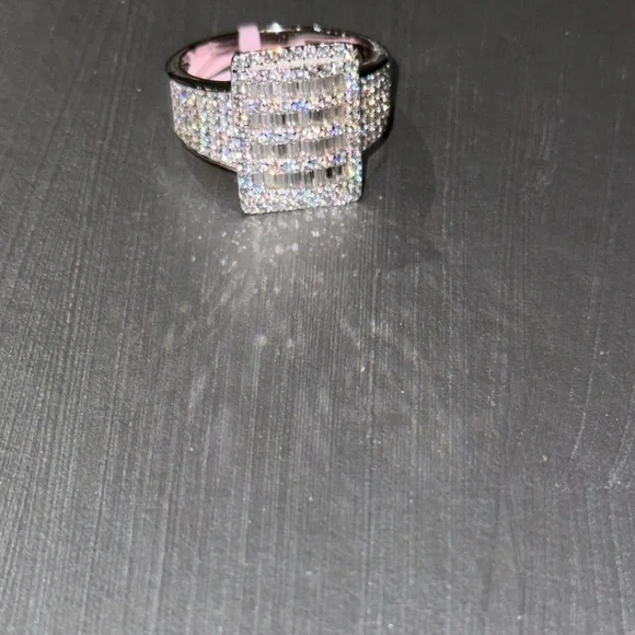 14k Gold Vermeil VVS Mens Iced GRA Certified Moissanite Diamond Ring PASS Tester - Picture 6 of 6